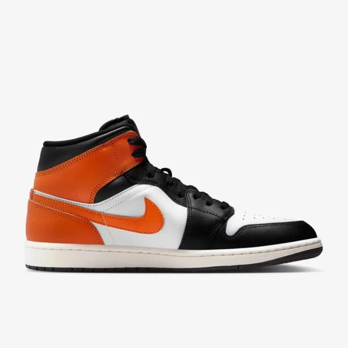 Nike Air Jordan 1 Mid DQ8426-801 Sneaker Men Black Leather Lifestyle Shoe MEW826