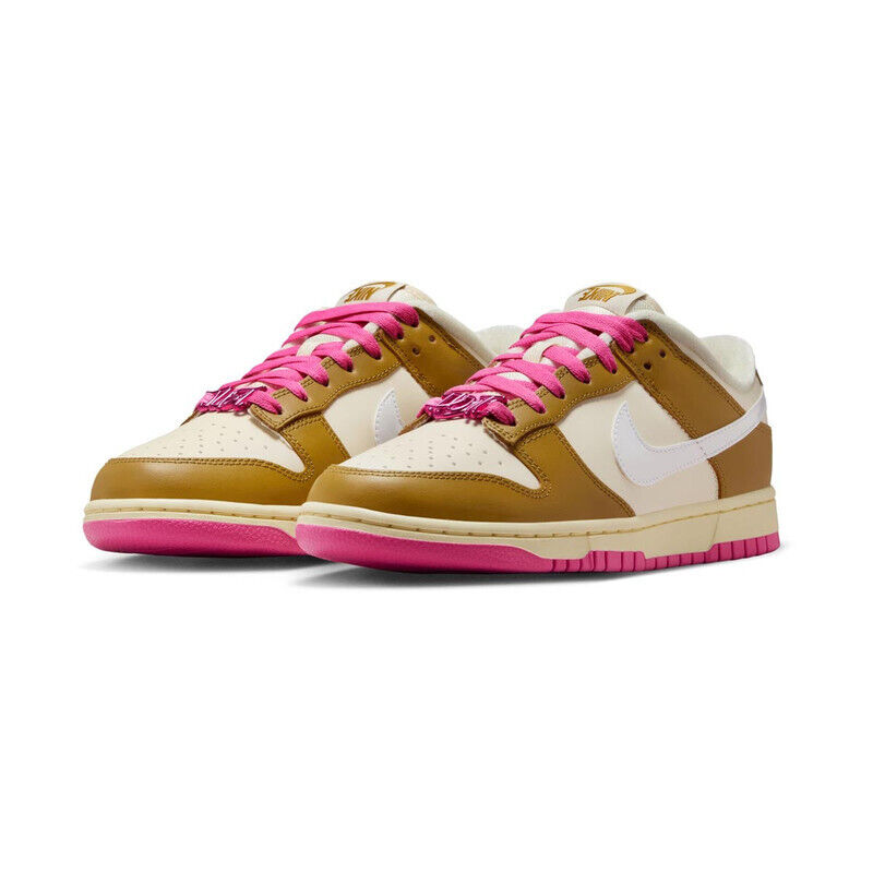 WOMENS NIKE DUNK LOW SE-BRONZINE/COCONUT MILK-FD8683-700