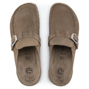 Women's Buckley Suede Mules In Gray Taupe