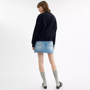 Coach Outlet Sporty Signature Boyfriend Crewneck Sweatshirt