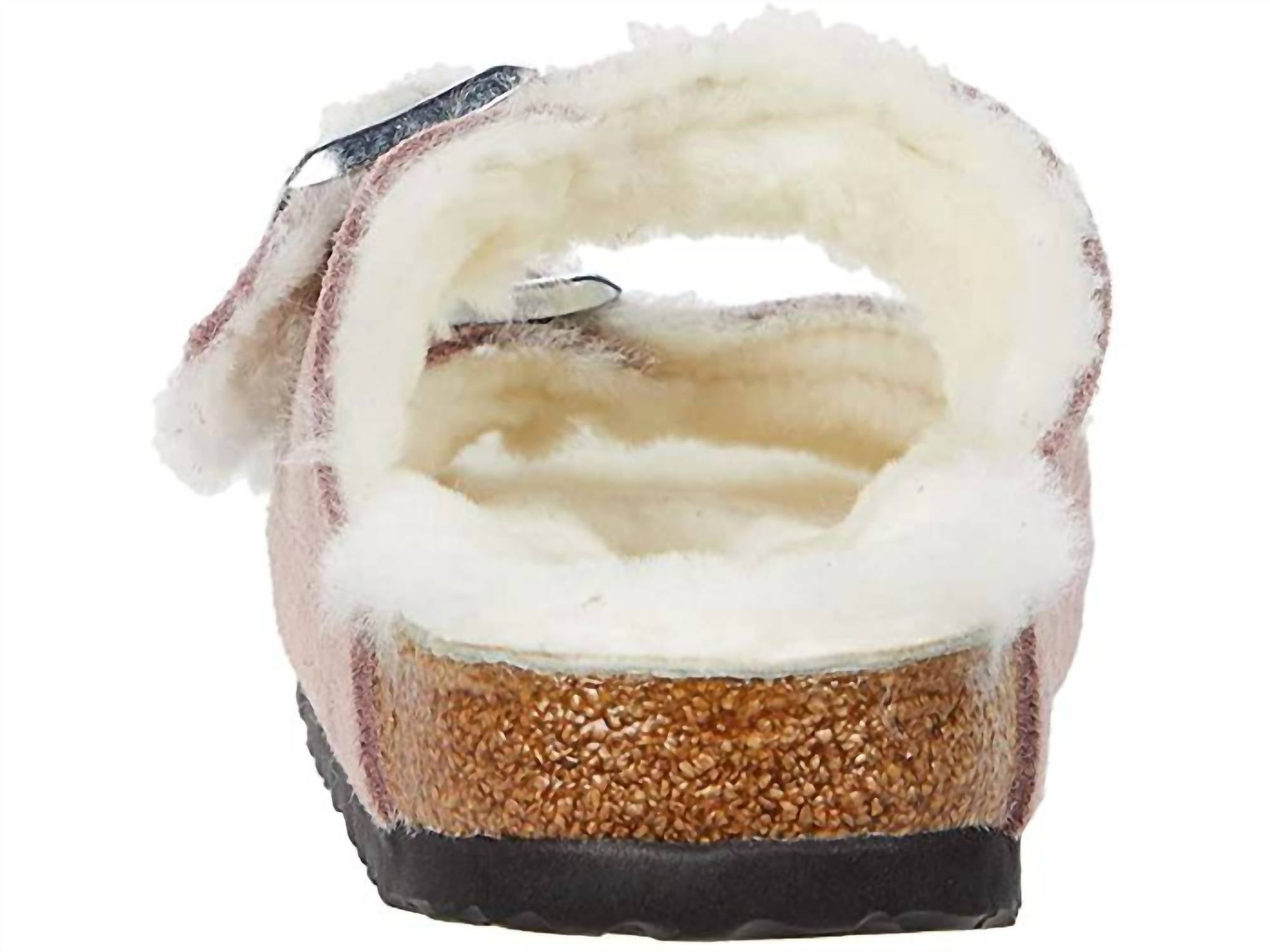 Women's Arizona Fur Shearling Sandal In Lavender