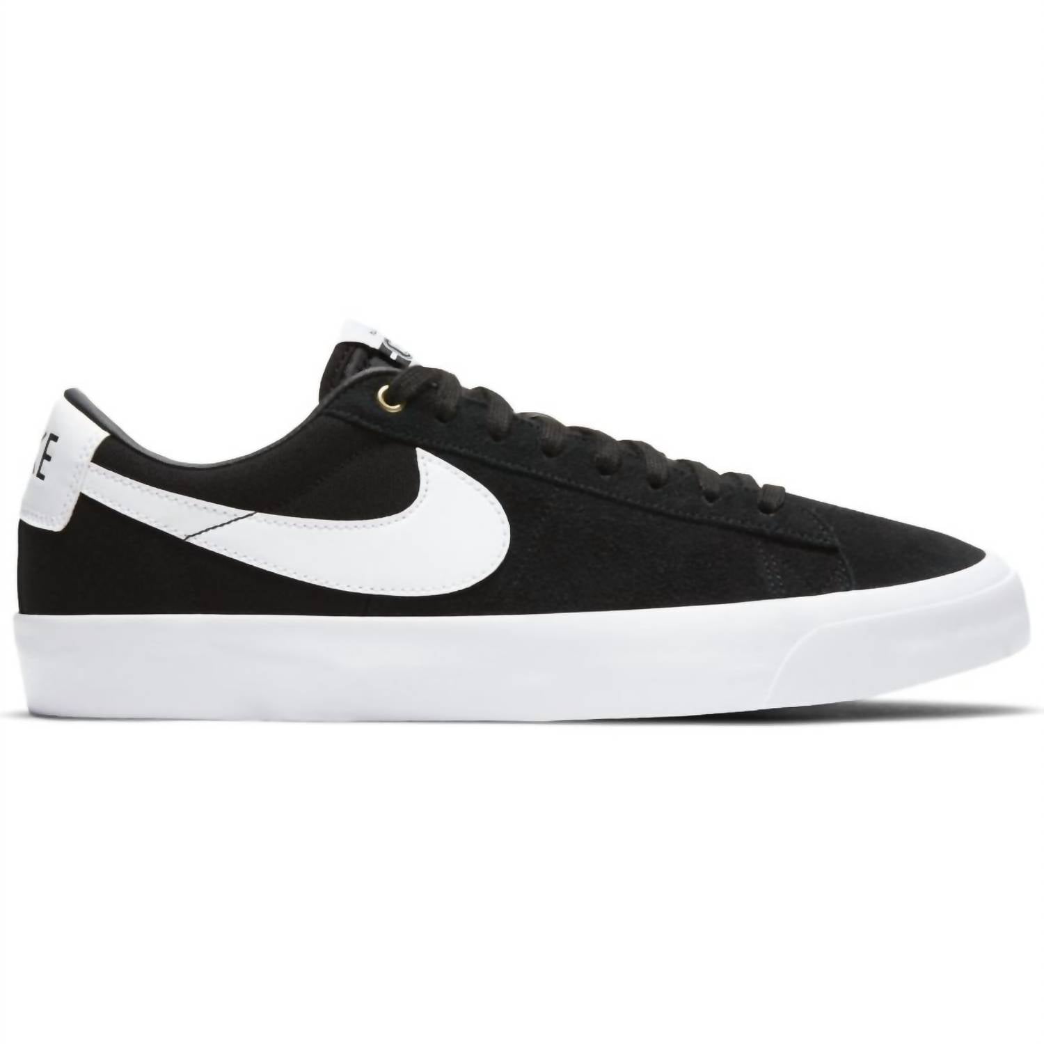 Men's Sb Blazer Low Pro Gt Skate Shoes In Black/white