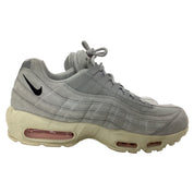 Nike Air Max 95 Grey Pink Foam Sneakers in Grey Suede