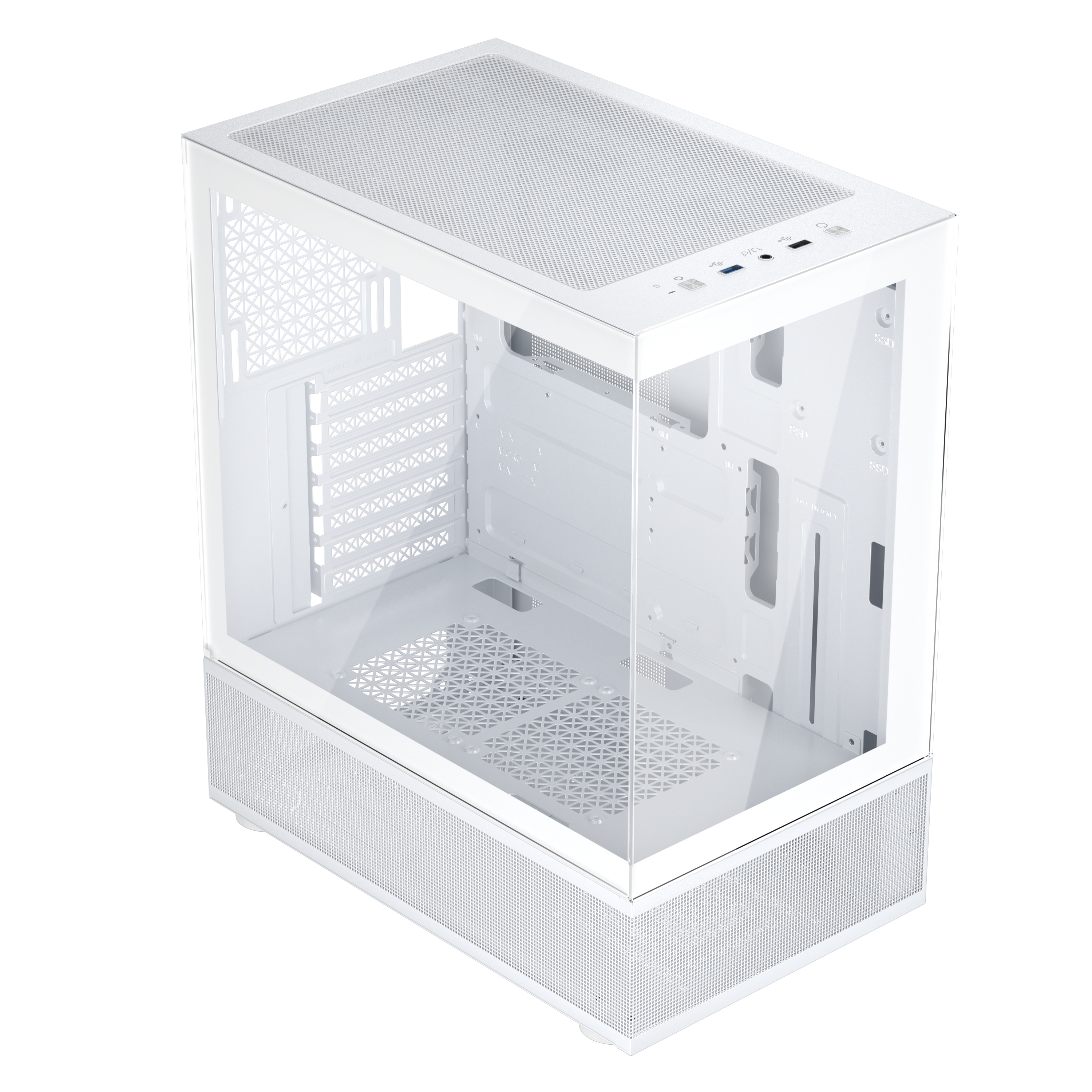 1st Player MI7-A ATX M-ATX ITX PC Gaming Case (White)