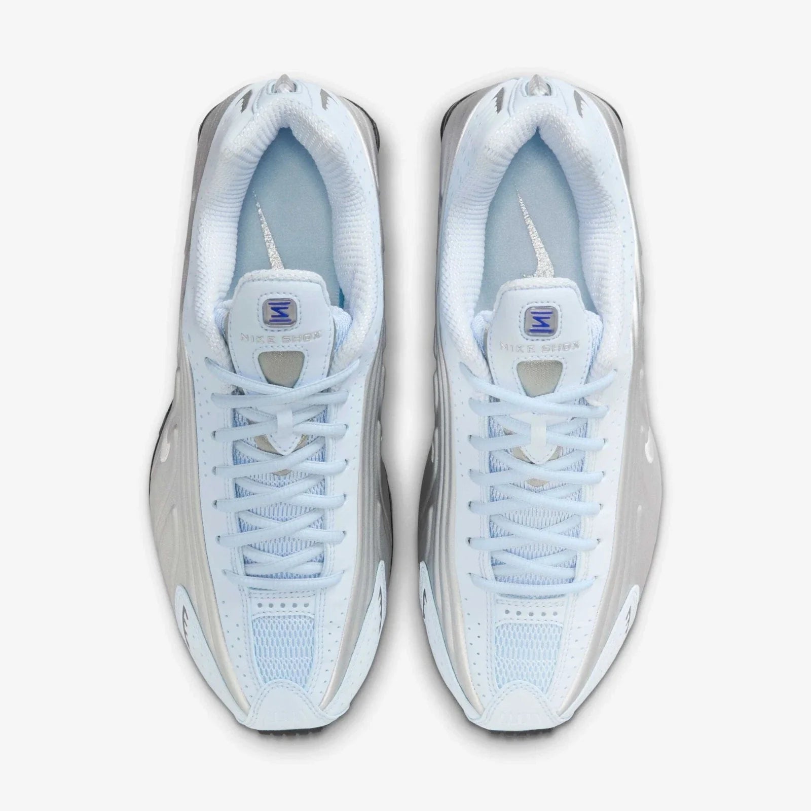 Nike Shox R4 AR3565-402 Sneakers Womens Blue Silver Running Shoes HAM780