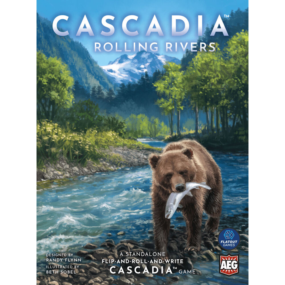 AEG Cascadia Rolling Rivers Kids/Family Tabletop Strategy Dice Game 10y+