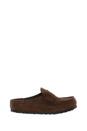 Brown Naples Suede Mules