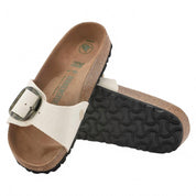 Women's Madrid Big Buckle Sandal In Eggshell