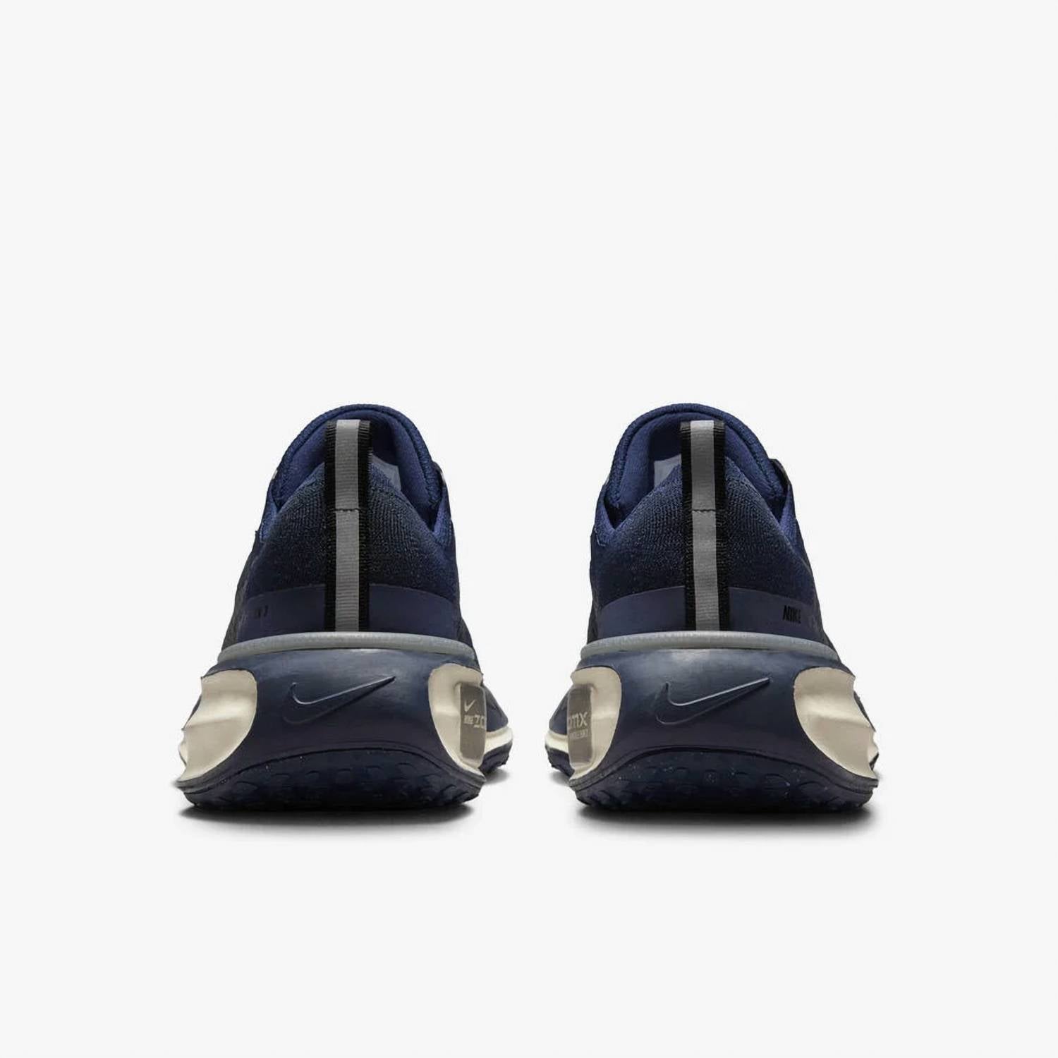 Men's Zoomx Invincible 3 Road Running Shoes In College Navy/metalic Silver