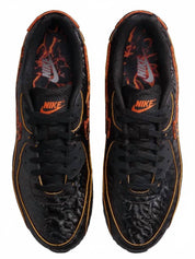 Men's Air Max 90 Lava Shoes In Black/black Magma Orange Laser Orange