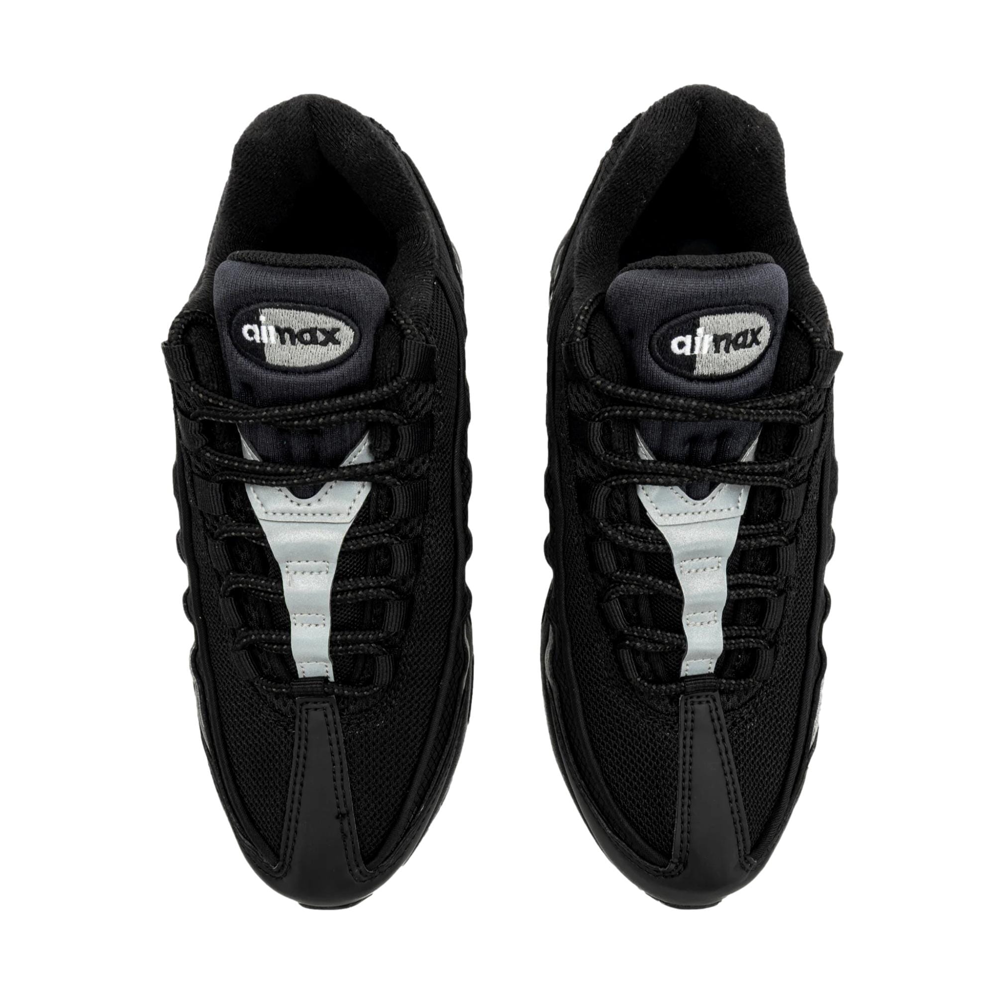 Nike Air Max 95 BB Leather Black / Metallic Silver - Black  II4130-013 Grade-School