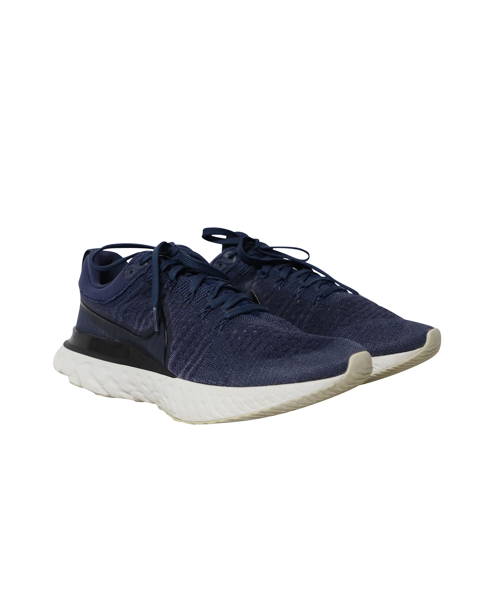 Nike Blue Infinity React 2 in Navy Blue Mesh Polyester