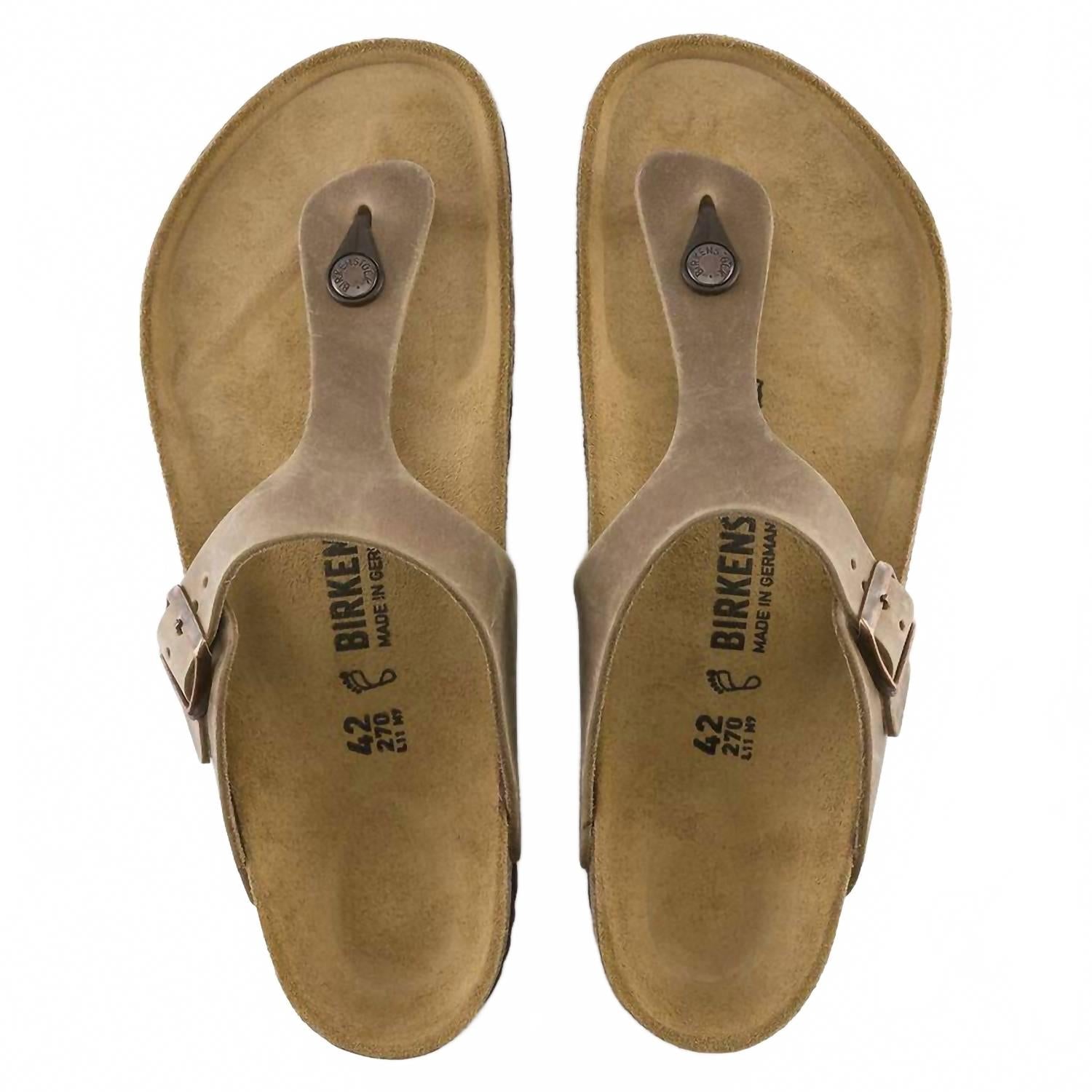 Women's Gizeh Leather Thong Sandal