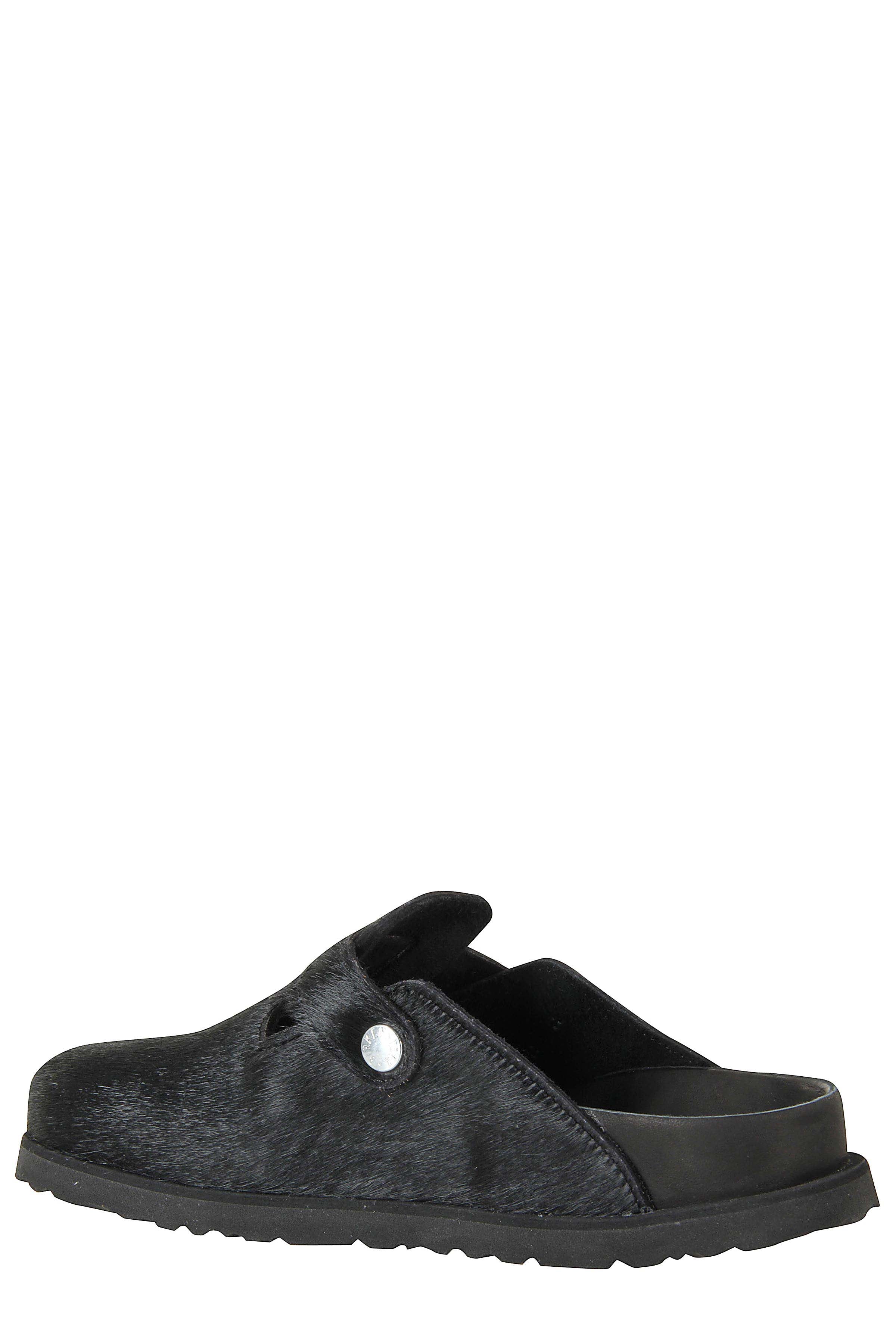 Pony Skin Boston Fur Slipper