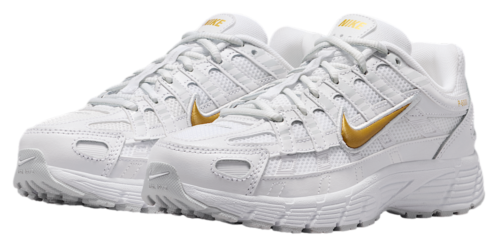 Nike P-6000 White Metallic Gold (GS)