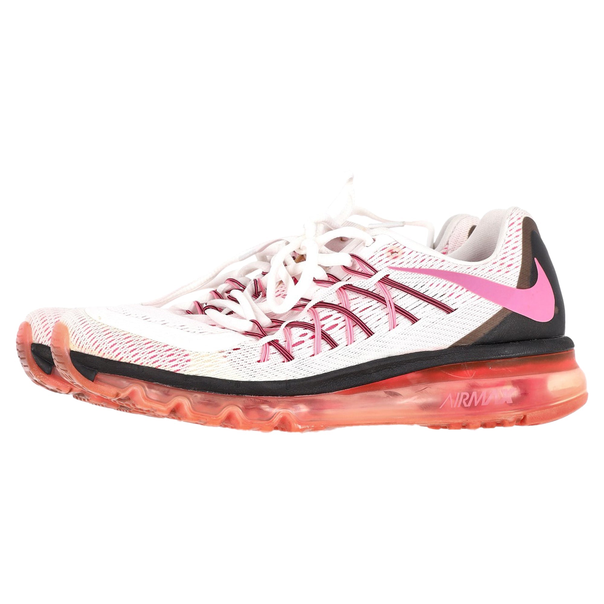 Nike Air Max 2015 Lace-Up Runner Shoes in Multicolor Polyester