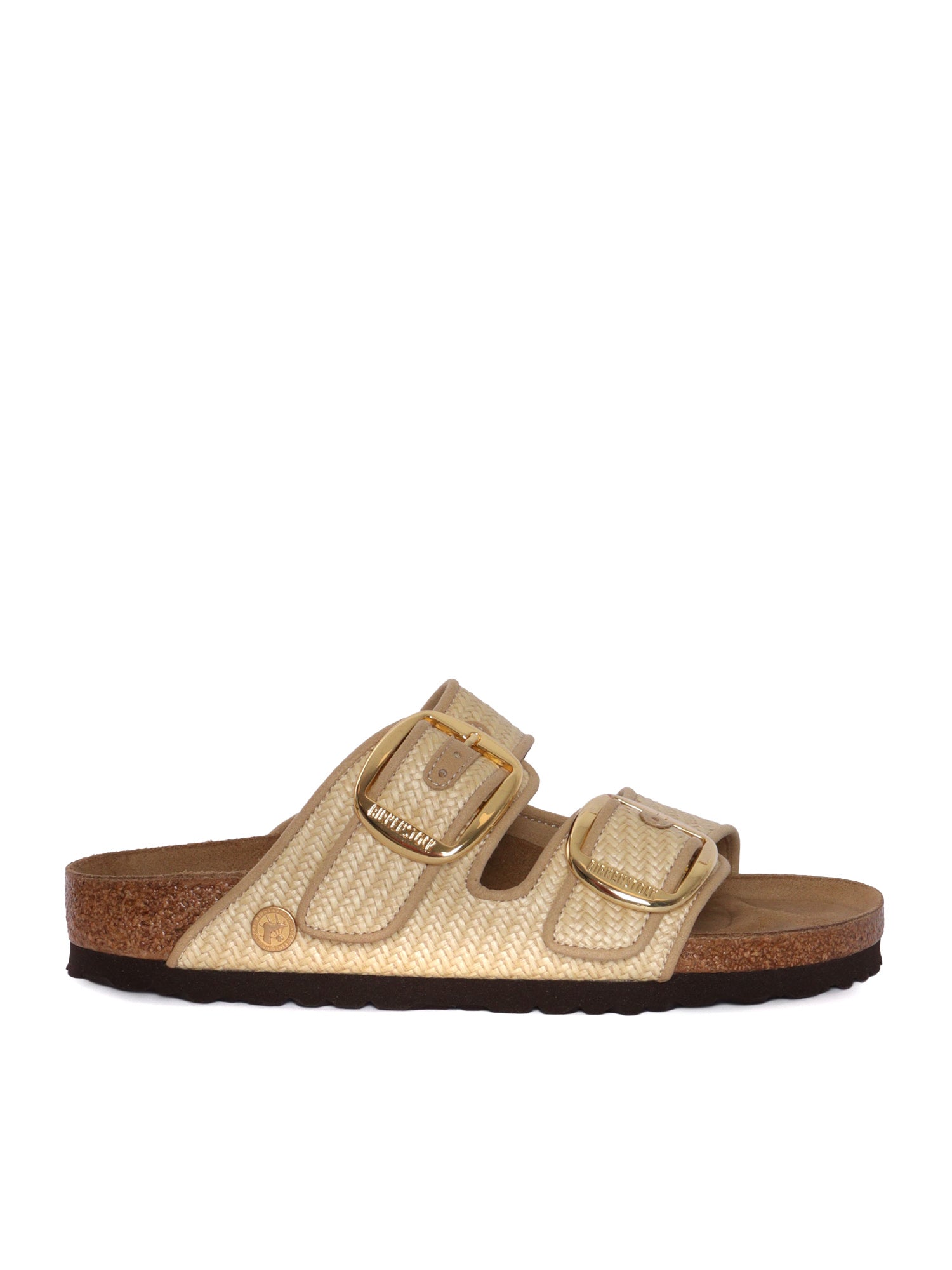 Natural Arizona Raffia Slide Sandal