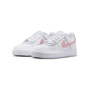 Grade School Nike Air Force 1_White/Med Soft Pink-White