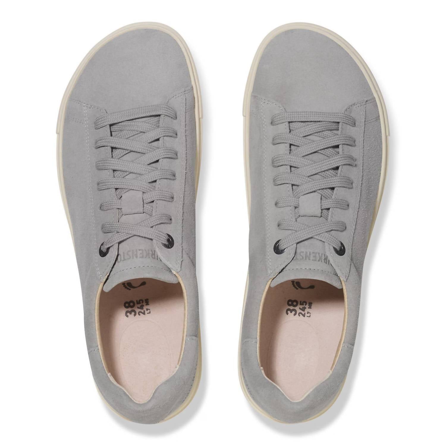 Women's Bend Suede Shoes In Stone Coin