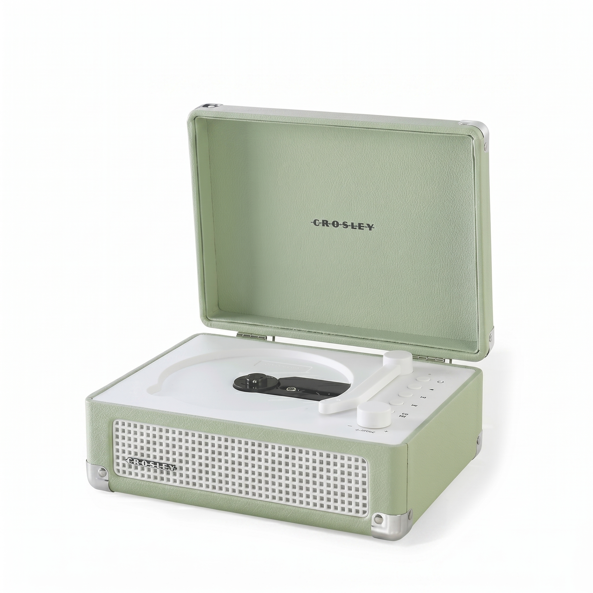 Crosley Cruiser Portable Retro CD Player Bluetooth Speakers (Mint)