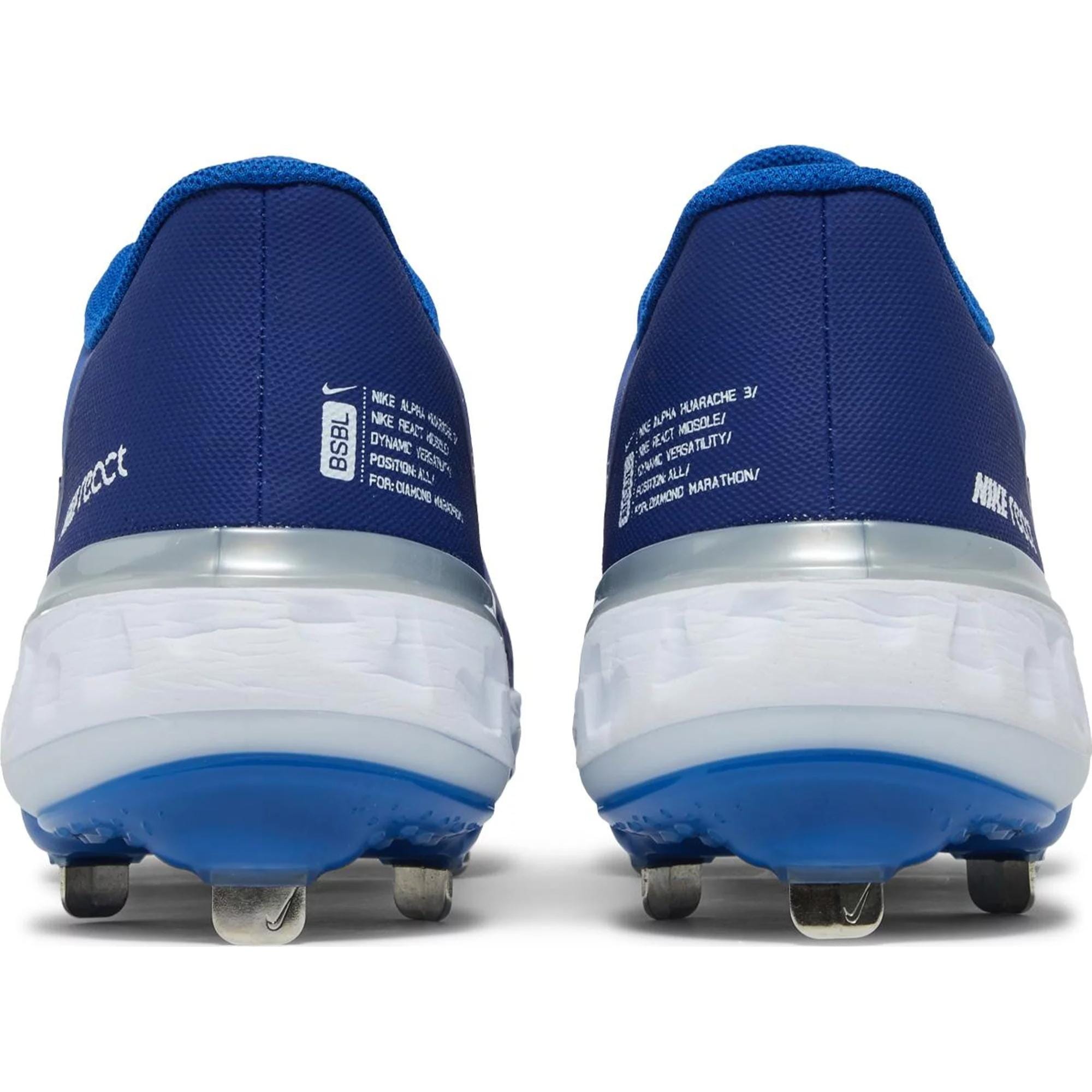 Men's Nike Alpha Huarache Elite 3 Low Game Royal/White CK0746-400