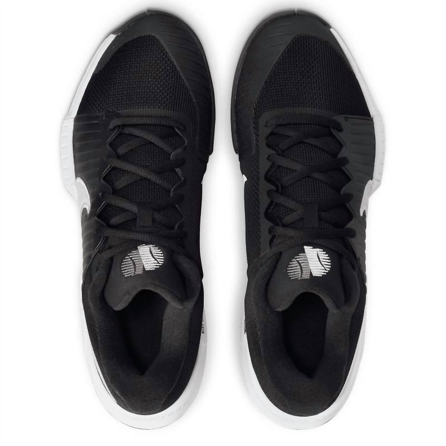 Men's Zoom Challenge Pro Hard Court Tennis Shoes In Black/white