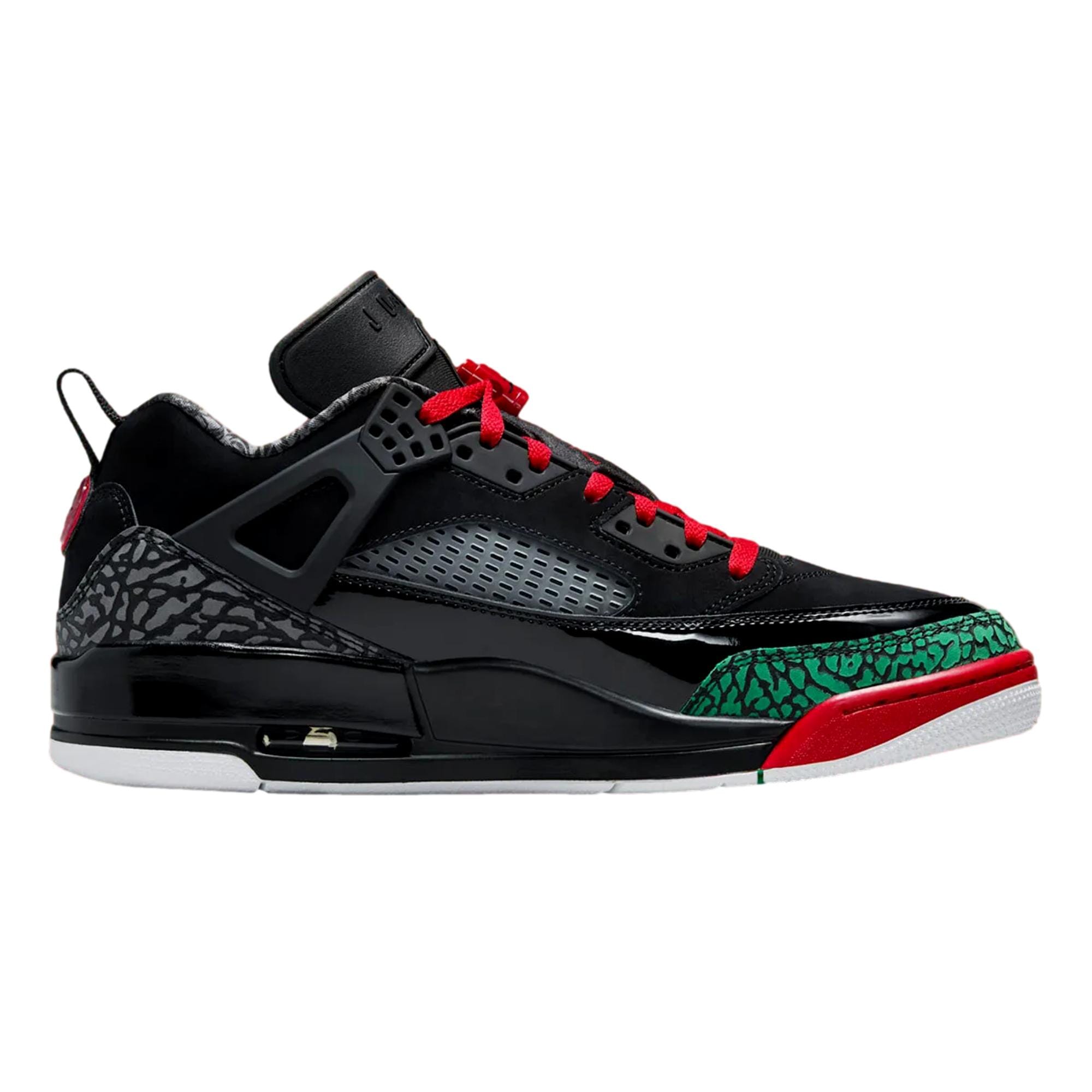 Men's Nike Jordan Spizike Low Black / Varsity Red - Classic Green FQ1759-060