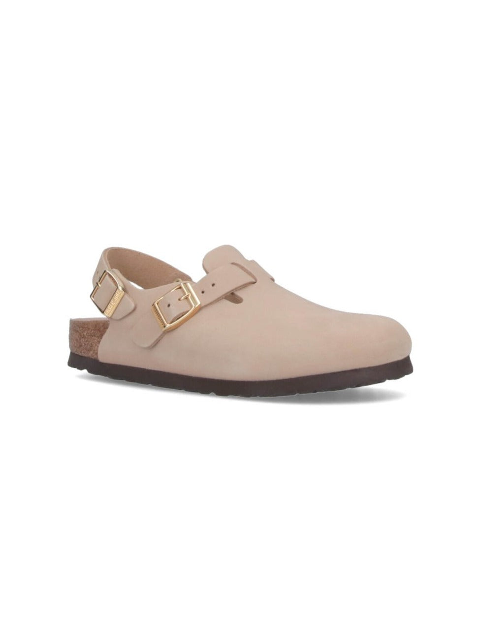 "Tokio" Slingback Mules – Beige