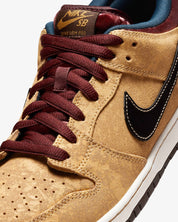 Men's Sb Dunk Low Pro Sneakers In Celestial Gold/black/dark Team Red/armory Navy