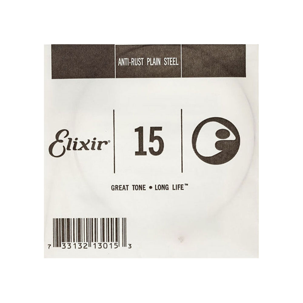 #13015: Plain Steel 0.015 Single Strings