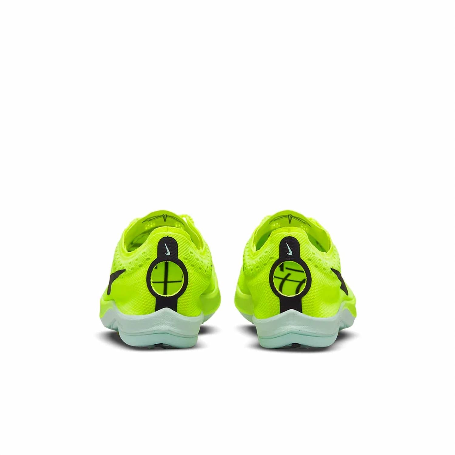 Men's Zoomx Dragonfly Athletics Distance Spike Shoes In Volt/cave Purple-Mint Foam