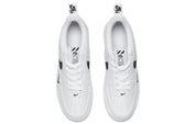 Nike Air Force 1 LV8 FV7020-100 Sneaker Kid  White Black Leather Casual Shoes