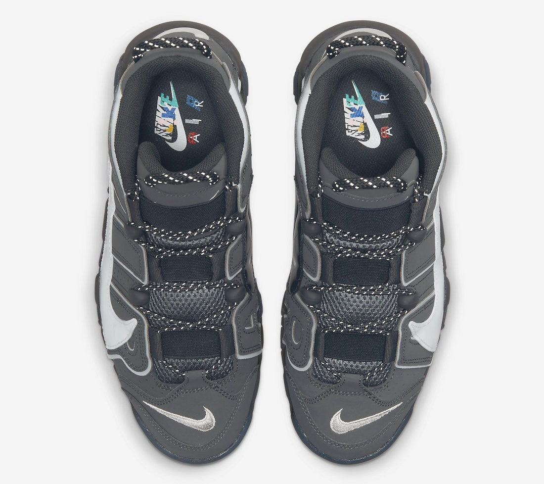 Men's Nike Air More Uptempo 96 DQ5014-068 Sneakers Iron Gray White Leather Shoes