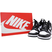 Nike Dunk High in Black White Leather