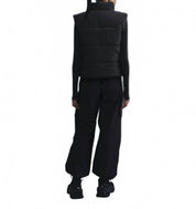 Women's Classic Puffer Therma Fit Loose Gilet Vest In Black