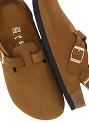 Brown Tokio Ii Suede Sabot Loafers