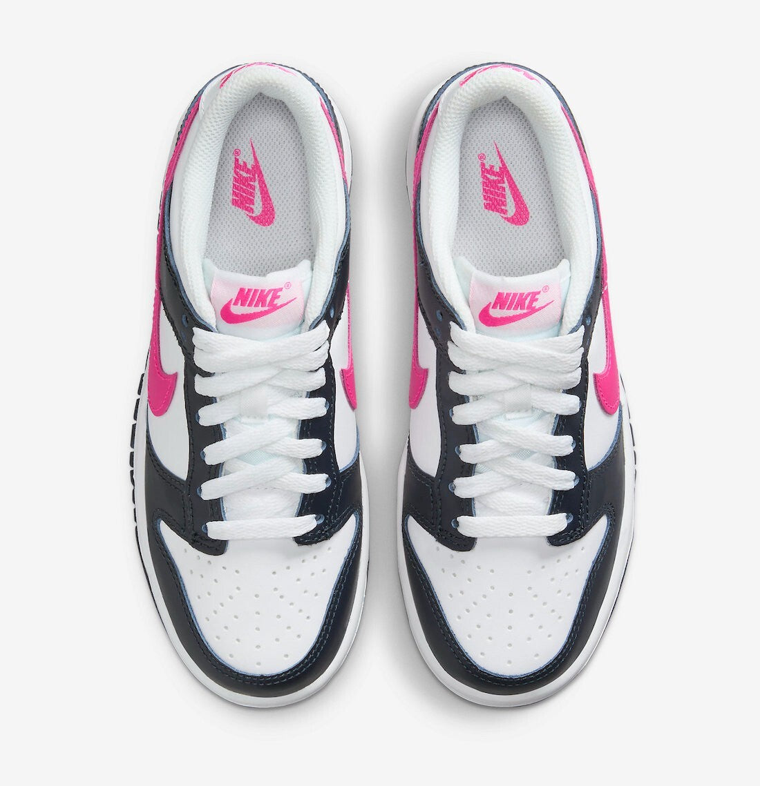 Youth Nike Dunk Low FB9109-401 Dark Obsidian White Grade School Shoes HAM489