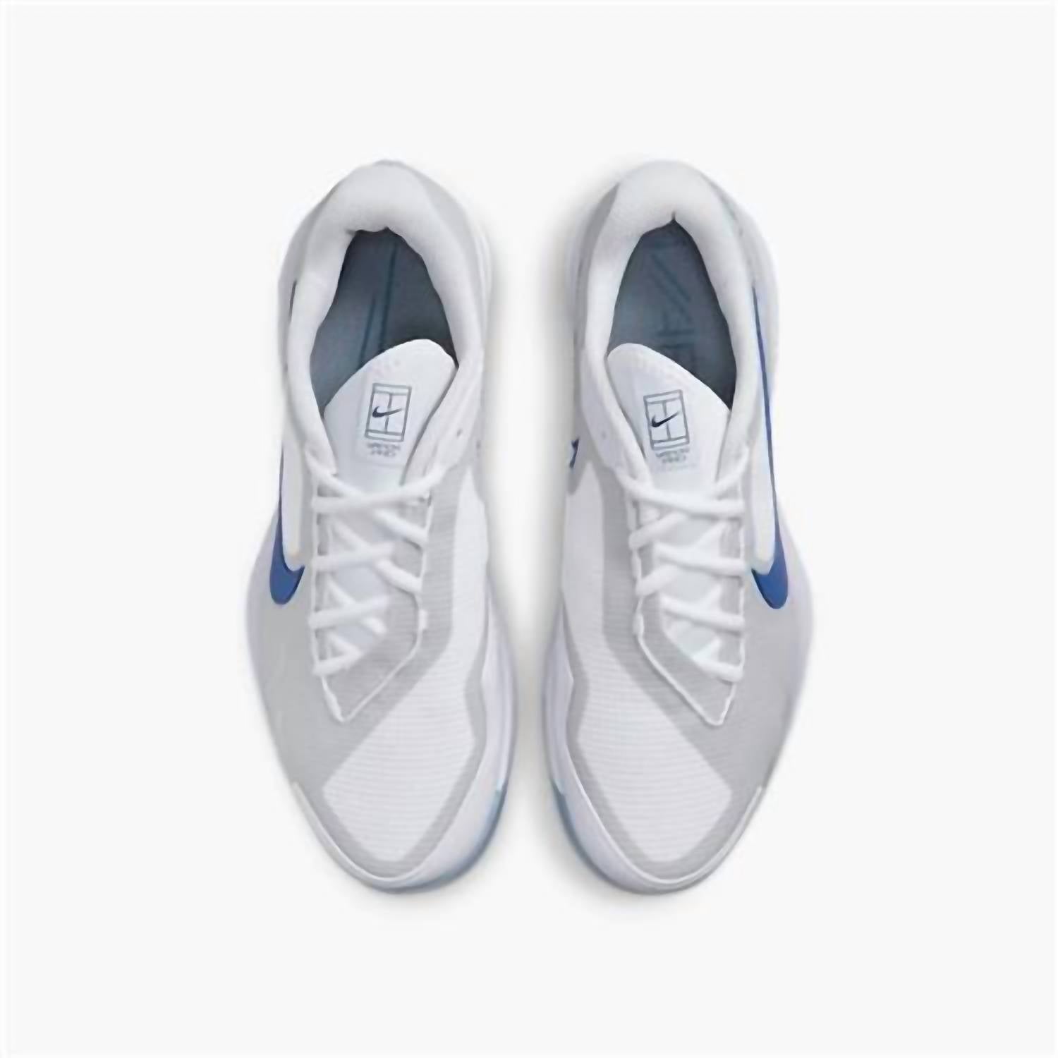 Men's Zoom Vapor Pro Hc Shoes In White/mystic Navy/ashen