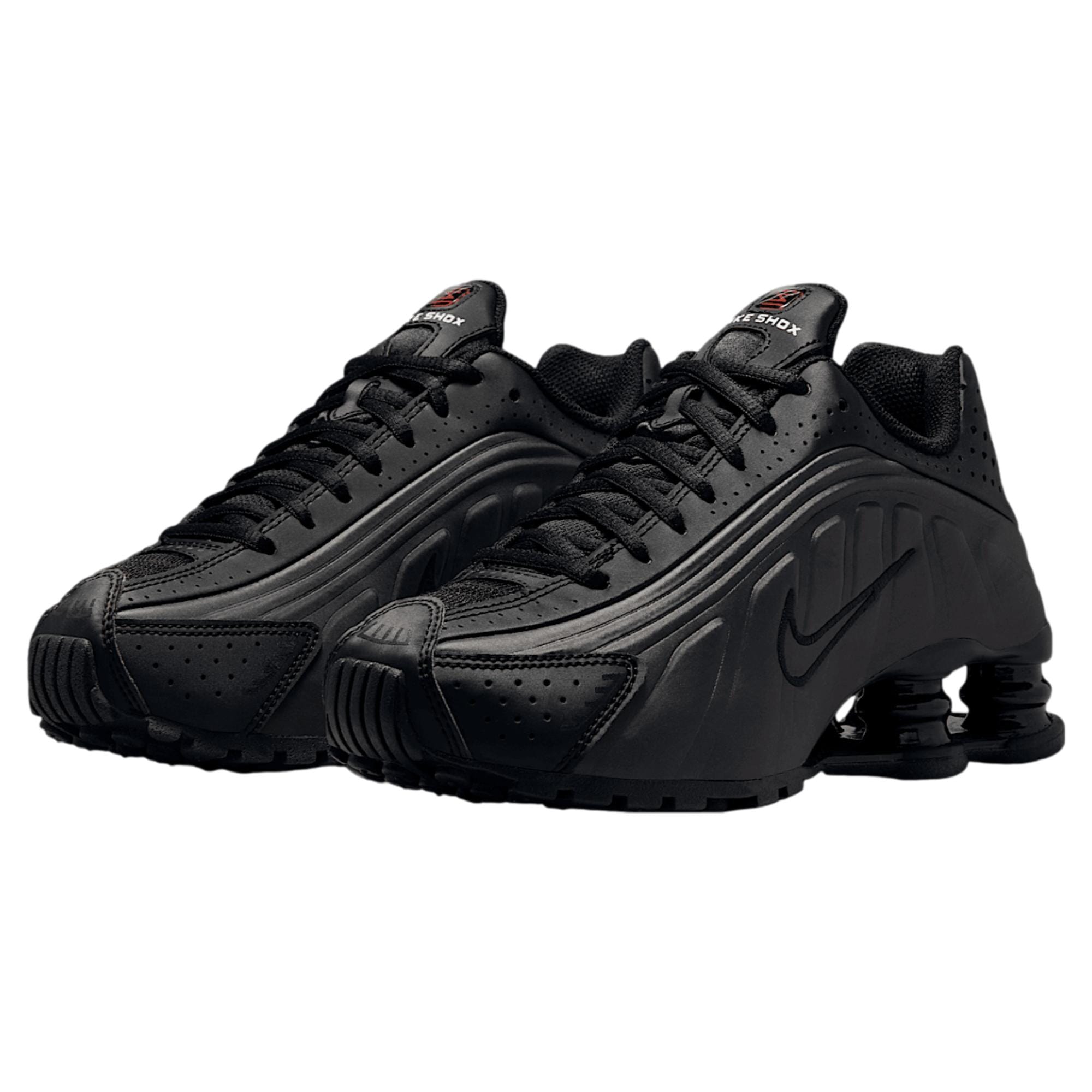 Nike Shox R4 Black / Black - Black  CW2626-003 Grade-School