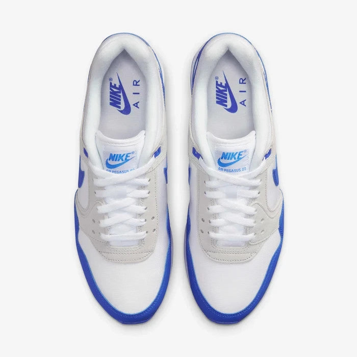 Men's Nike Air Pegasus 89 FN3415-100 Sneaker Racer Blue Suede Running Shoes