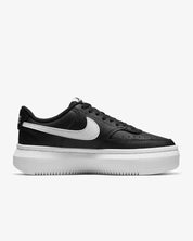 Women's Nike Court Vision Alta DM0113-002 Sneakers Black Leather Low Top Shoes