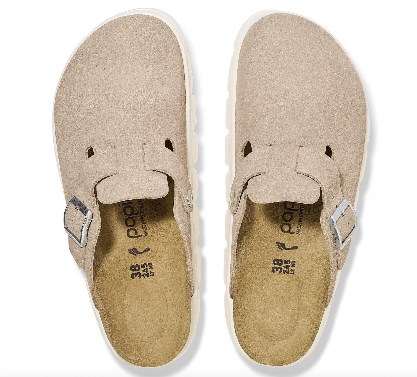 Women's Boston Pap Chuncky Clog - Narrow In Warm Sand