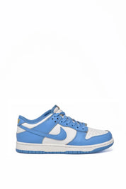 Dunk Low Leather Sneakers - White/Light Blue