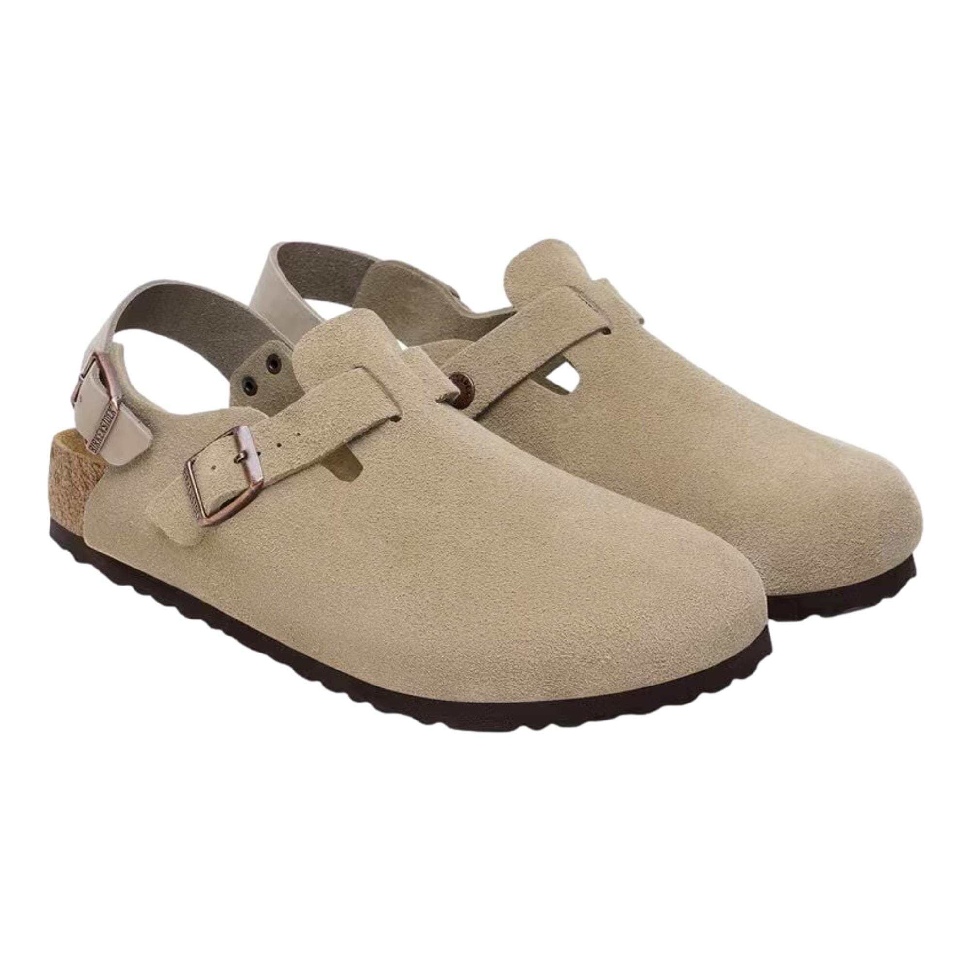 Women's Birkenstock Tokio II Suede Taupe 1028323