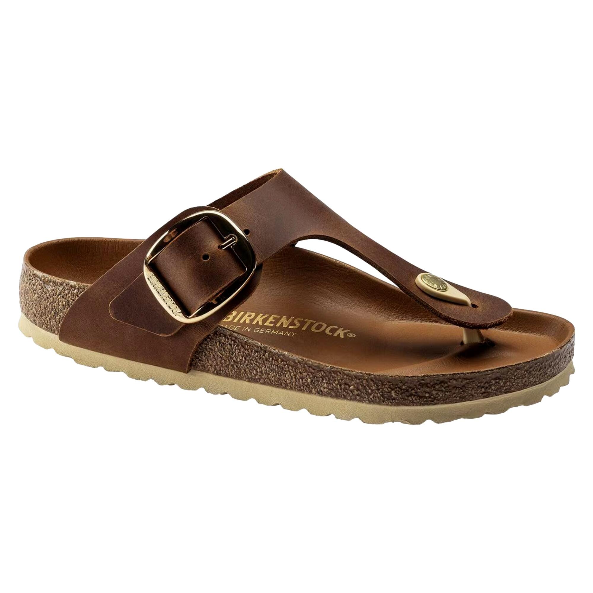 Women's Birkenstock Gizeh Big Buckle Cognac 1018745