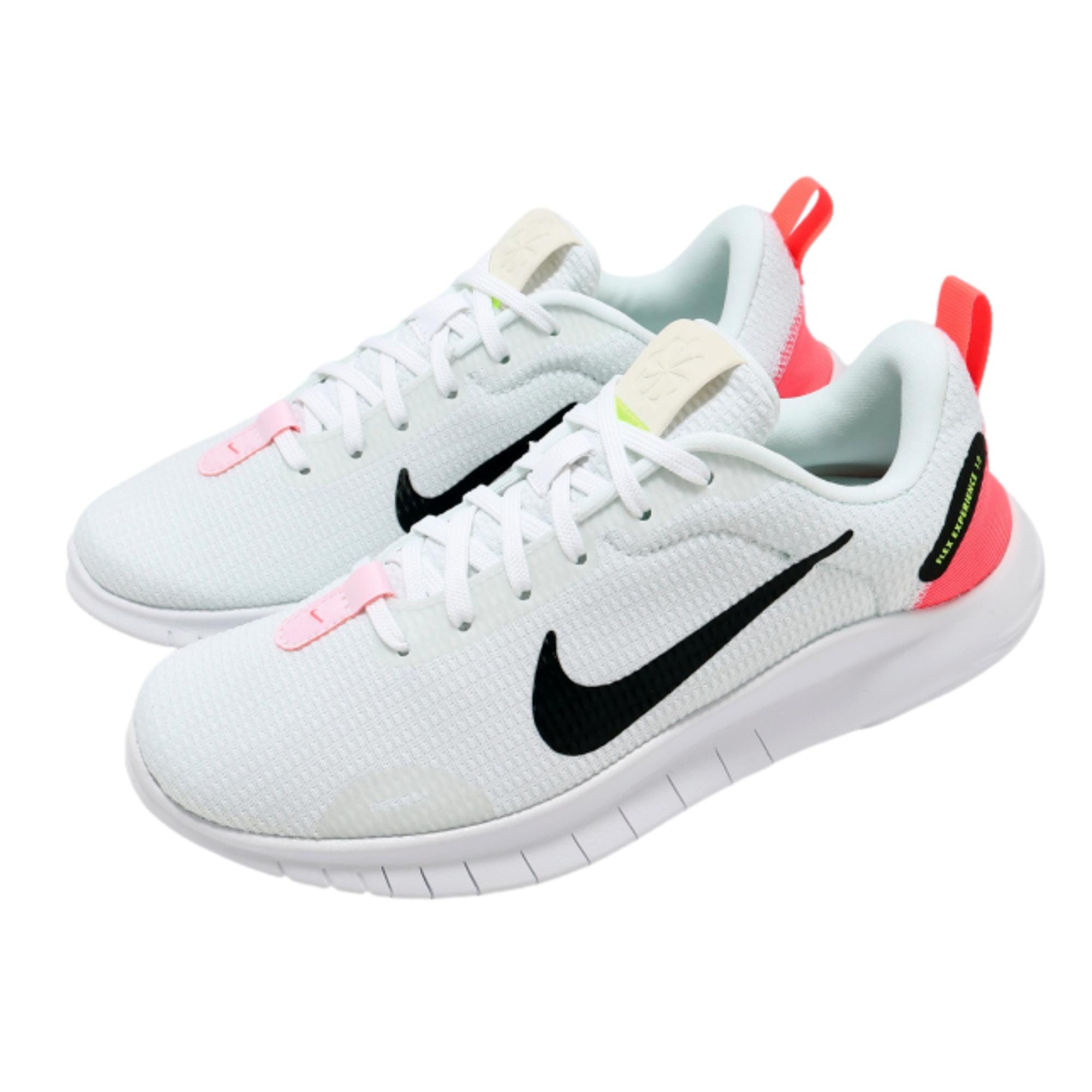 Women's Nike Flex Experience Rn 12 White / Hot Punch / Volt / Black DV0746-102