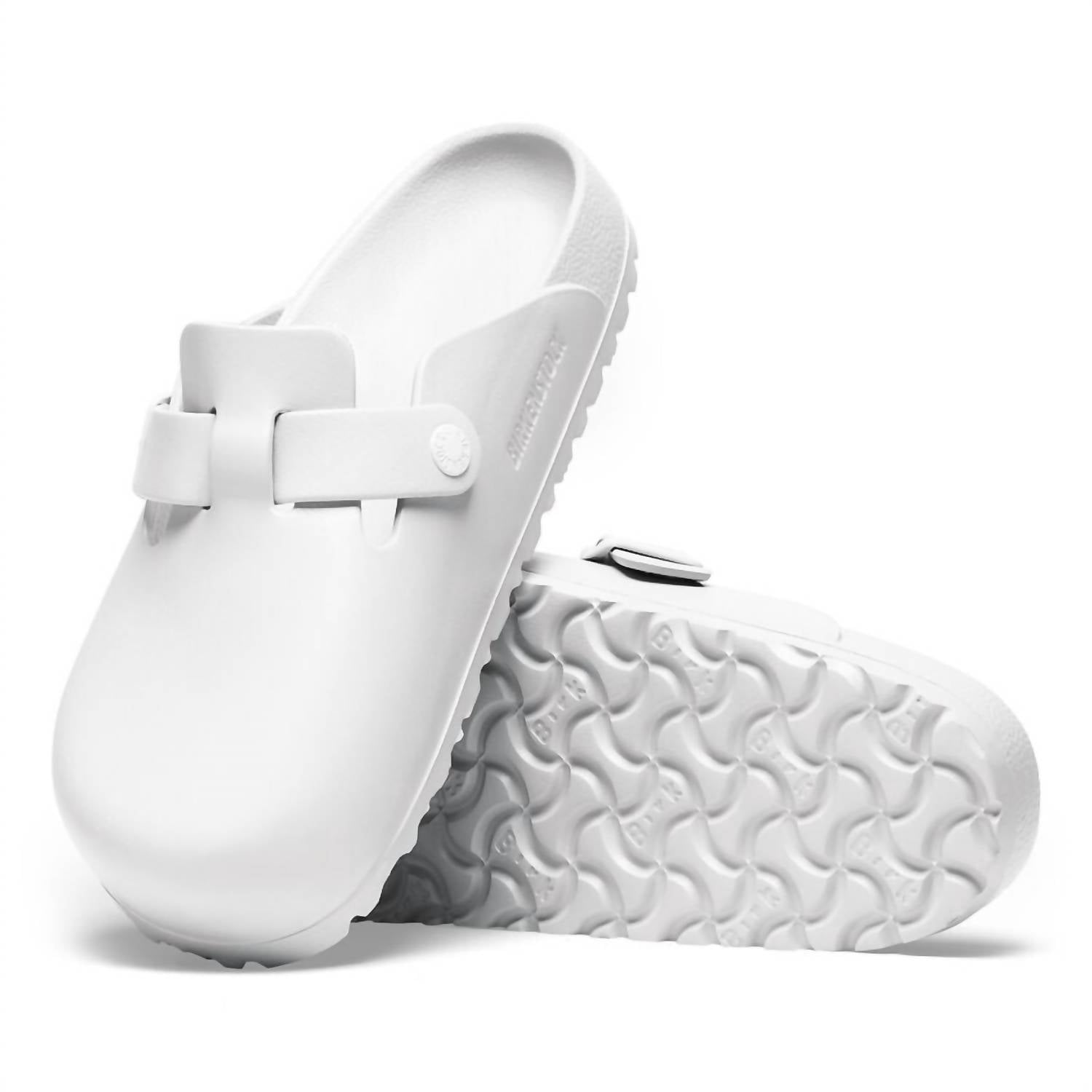 Women's Boston Eva Mules In White