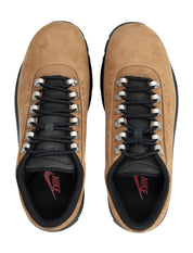 Outdoor-Inspired Nubuck Leather Sneakers With Air Max Cushioning