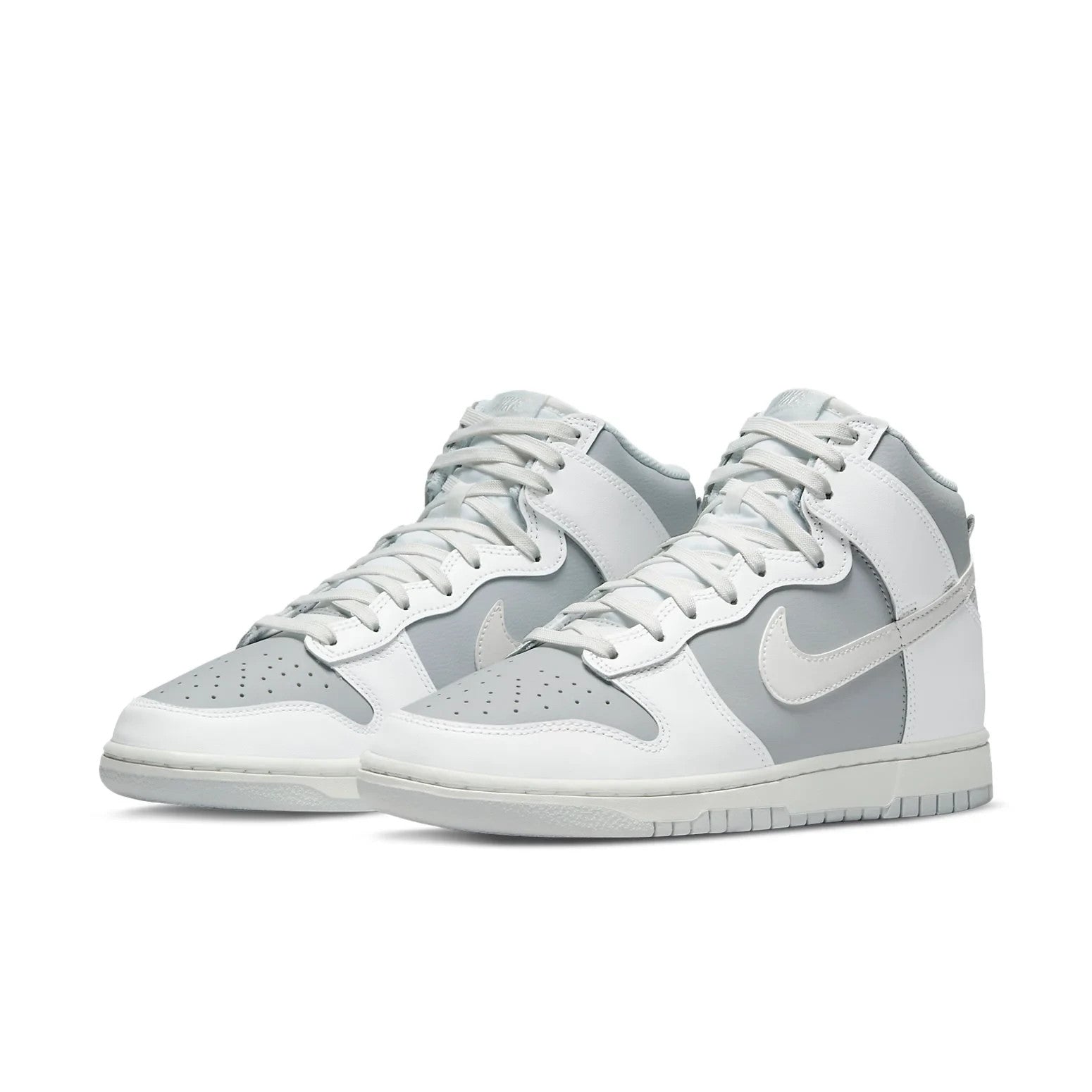 Men's Nike Dunk High Retro DJ6189-100 Sneakers White Platinum Lifestyle Shoes