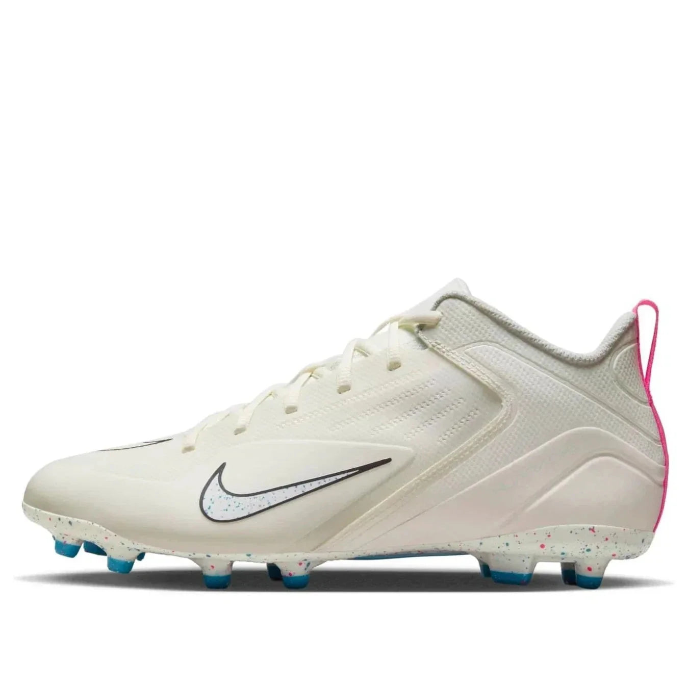 Nike Alpha Huarache 8 Varsity CZ6558-116 Men's White Lacrosse Cleats NIN546
